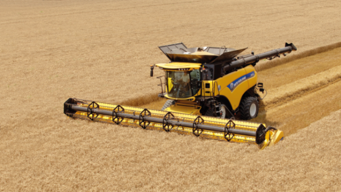 Moissonneuses-batteuses - Avec 652 ch, New Holland dévoile la plus puissante des machines, la CR1090