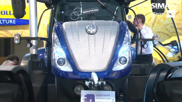 Tracteur New Holland - A voir sur le Sima la belle gueule du T7 !