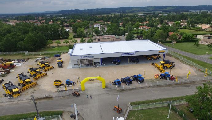 Récolte New Holland - Agri-Montauban : un show-room et un espace dédié à la récolte