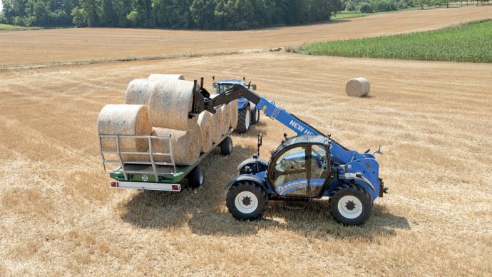Télescopique agricole - New Holland série LM : de la performance et du confort