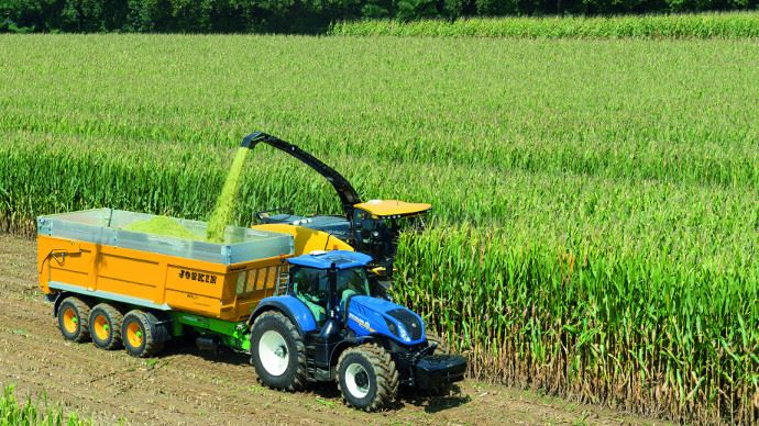 Ensileuse New Holland - Nir on Board analyse la valeur nutritionnelle des ensilages