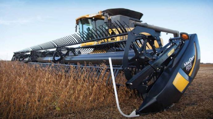 New Holland - Des coupes MacDon distribuées chez Case IH et New Holland