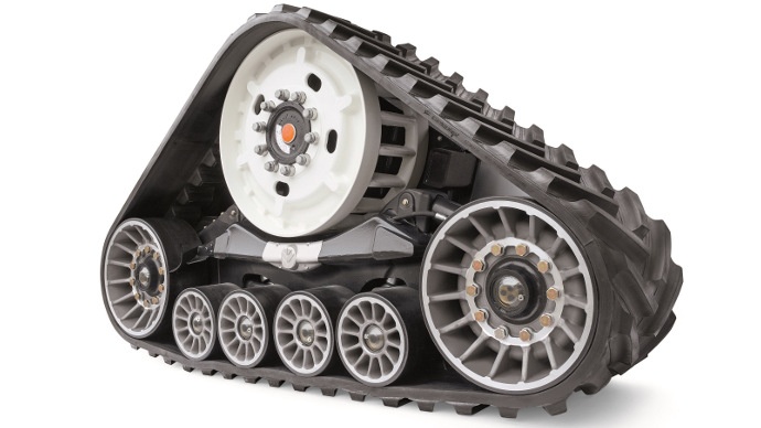 chenille New Holland SmartTrax avec suspension Terraglide